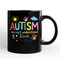 Autism Awareness Brushstroke Mug, Colorful Autism Support Gift for Autism Month